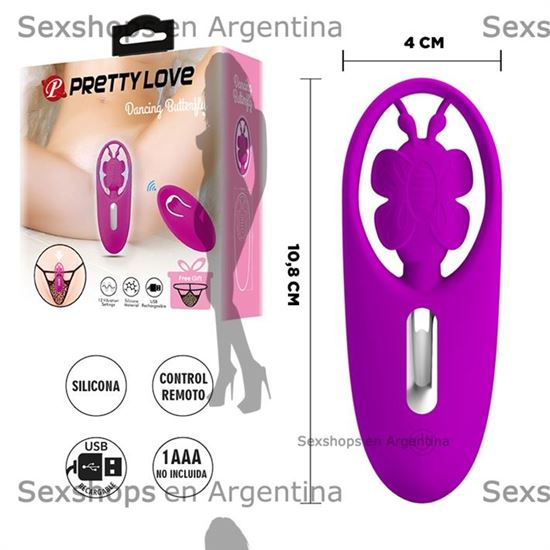 Bala vibradora para ropa interior con control remoto